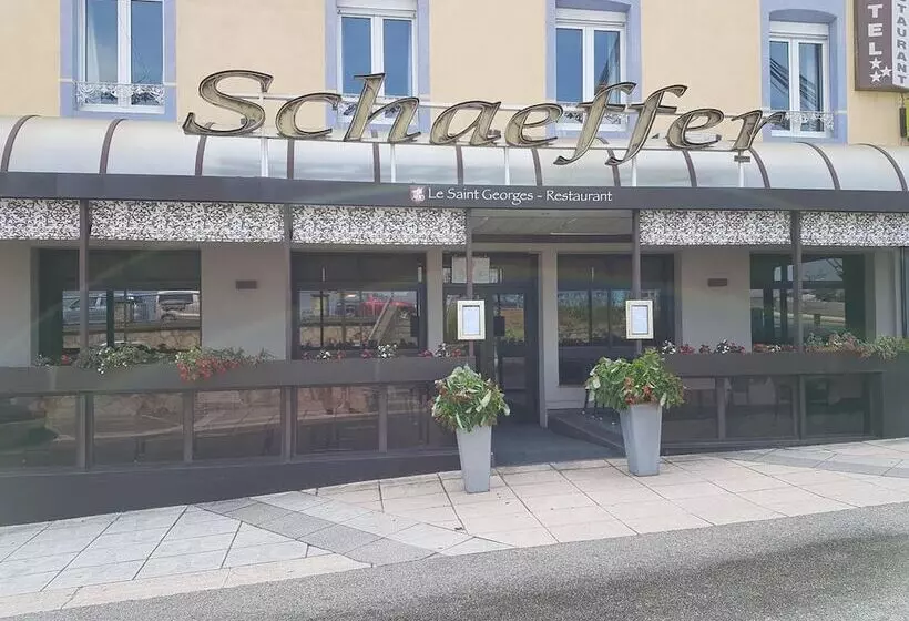 ホテル Logis Hôtel Schaeffer Rest St Georges