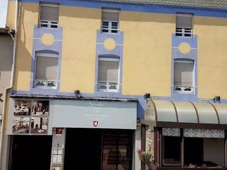 ホテル Logis Hôtel Schaeffer Rest St Georges