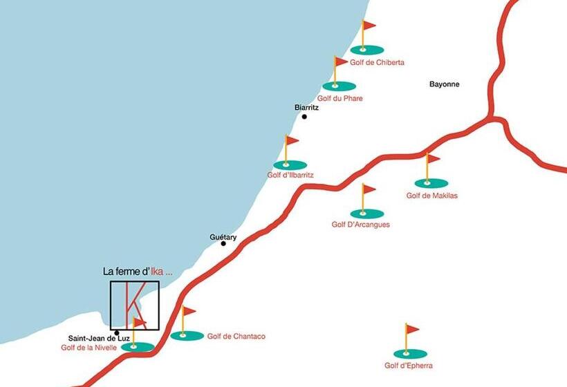 تختخواب و صبحانه La Ferme D'ika