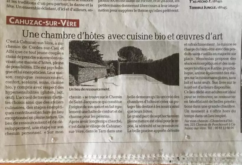 Aamiaismajoitus (B&B) Sur Mon Chemin Chambres D'hôtes