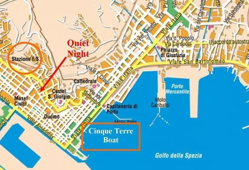 پانسیون Quiet Night Affittacamere La Spezia