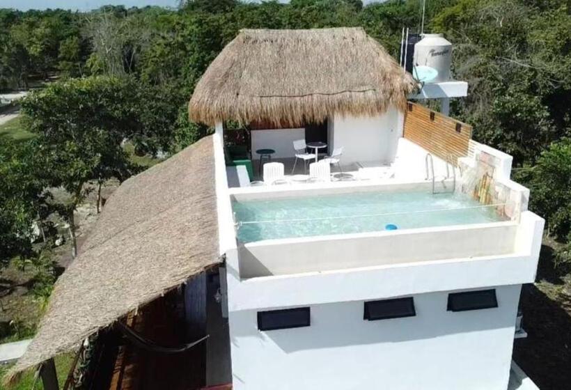 فندق Royal Palm Bacalar Cabañas & Lagoon Club