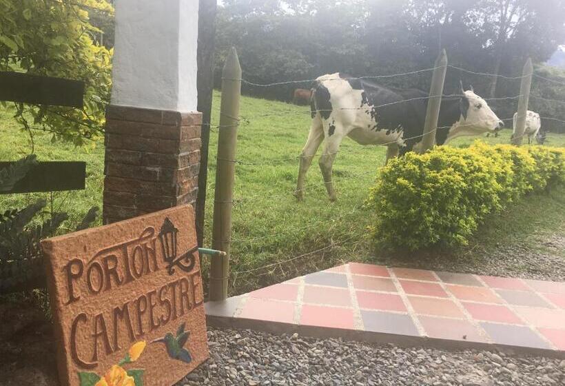 ベッドアンドブレックファースト Casa Hotel Portón Campestre