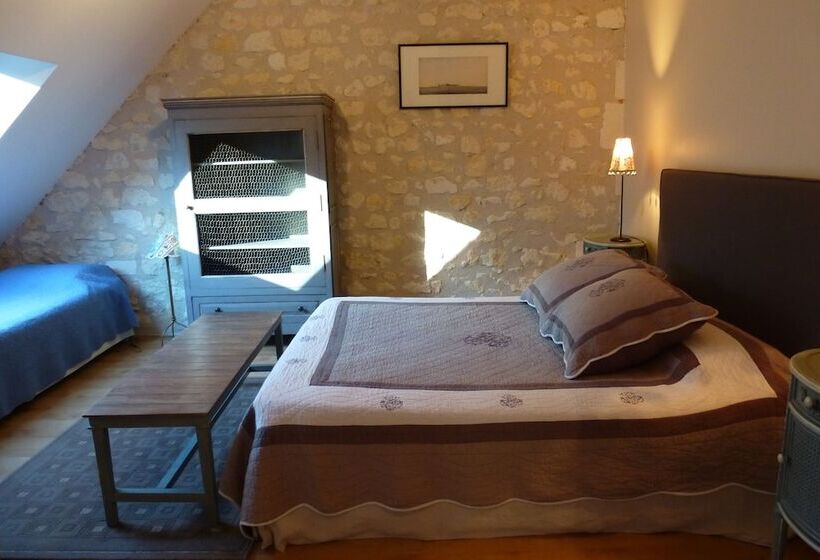 민박 Chambre D Hôte Domaine De La Maison Neuve