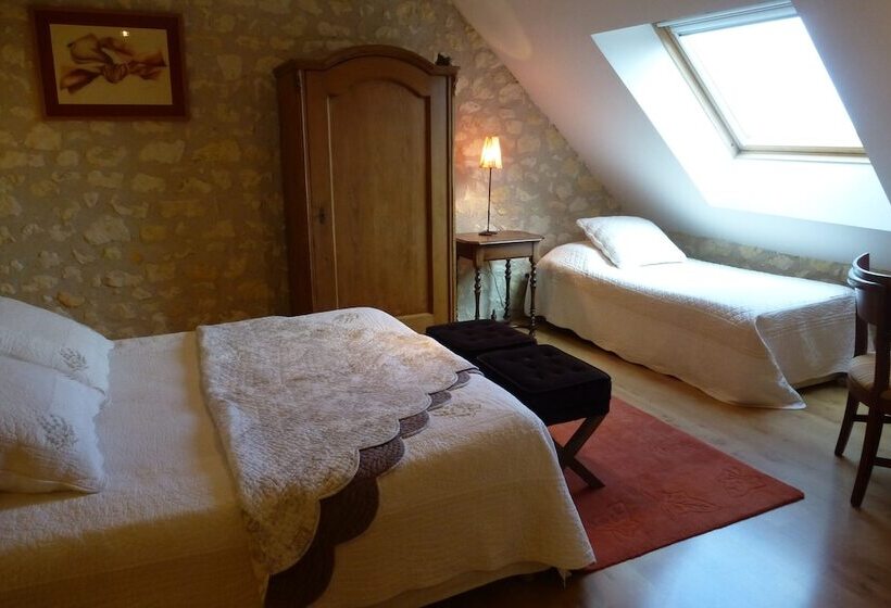 민박 Chambre D Hôte Domaine De La Maison Neuve