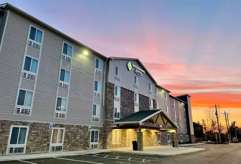 ホテル Woodspring Suites Detroit Madison Heights