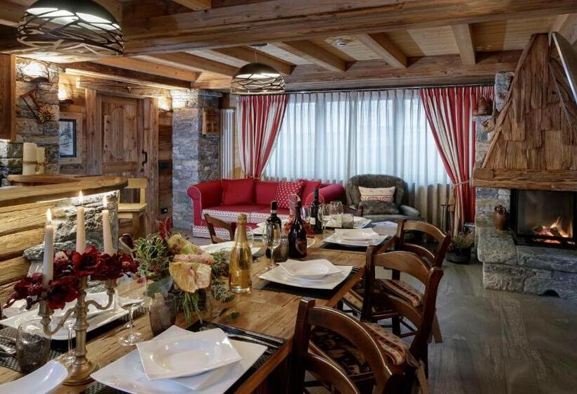 فندق Matterhorn Retreat Francois   Camere In Centro Cervina Con Colazione, Accesso Spa E Wifi