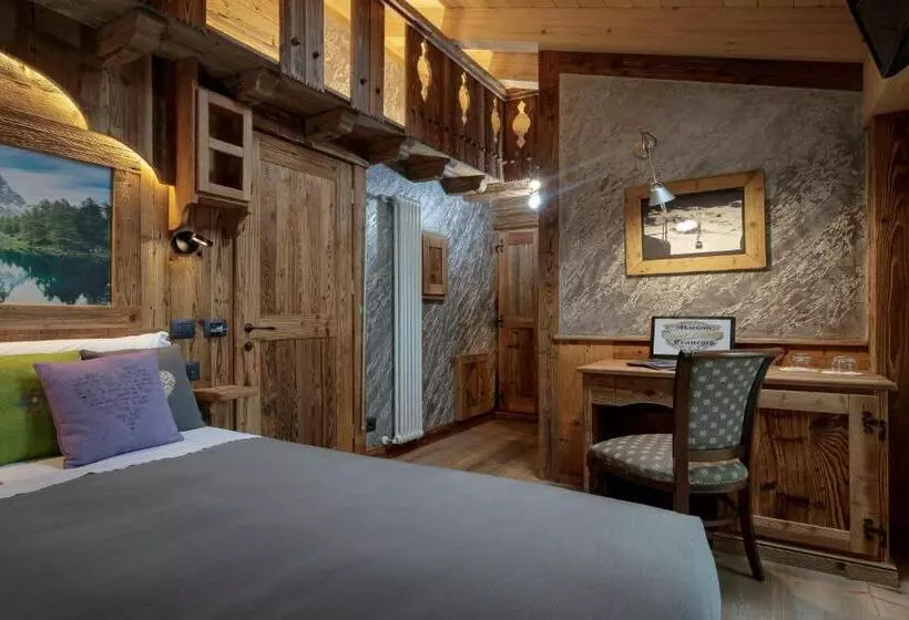 ホテル Matterhorn Retreat Francois Camere In Centro Cervina Con Colazione, Accesso Spa E Wifi