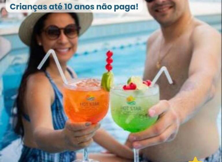 Hot Star Thermas Hotel   No Centro De Caldas Novas