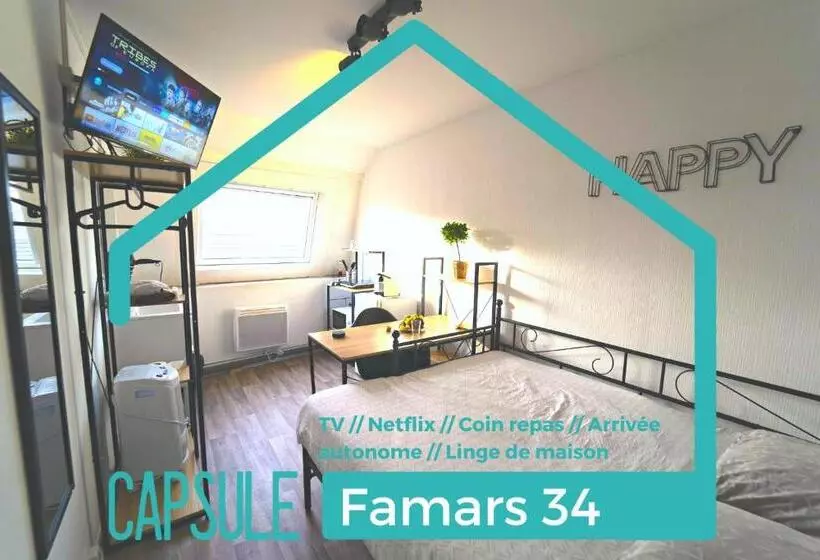 Kapselihotelli Capstay Famars & Netflix