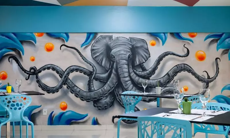 Mural Living Hotel Manaus