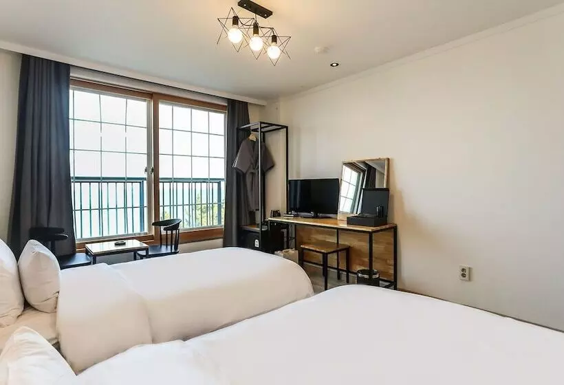 モーテル Gangneung Gyeongpodae Hotel Rang