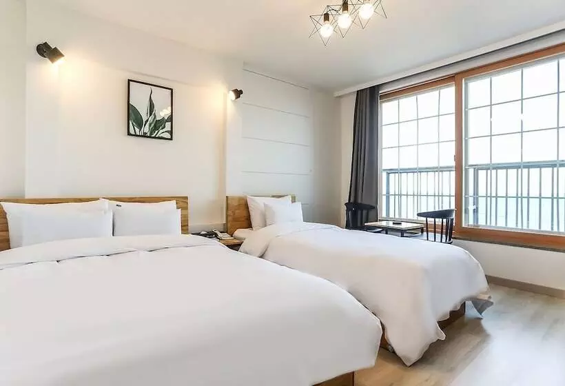 モーテル Gangneung Gyeongpodae Hotel Rang
