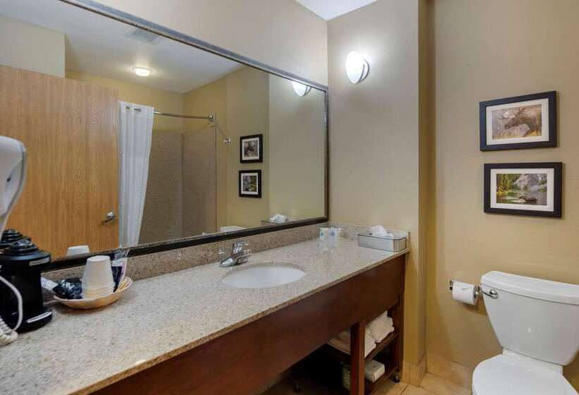 ホテル Comfort Suites Anchorage International Airport