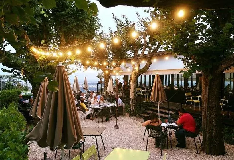 Hotelli L Ermitage Hôtel Cuisine à Manger