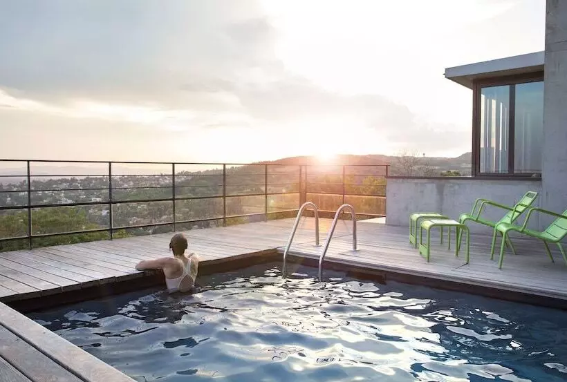 Hotelli L Ermitage Hôtel Cuisine à Manger