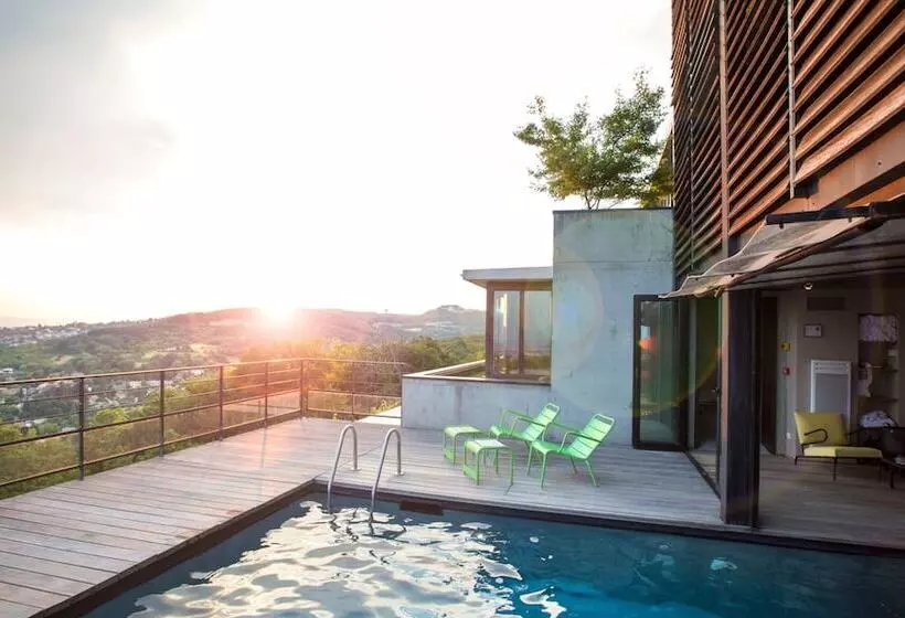 Hotelli L Ermitage Hôtel Cuisine à Manger