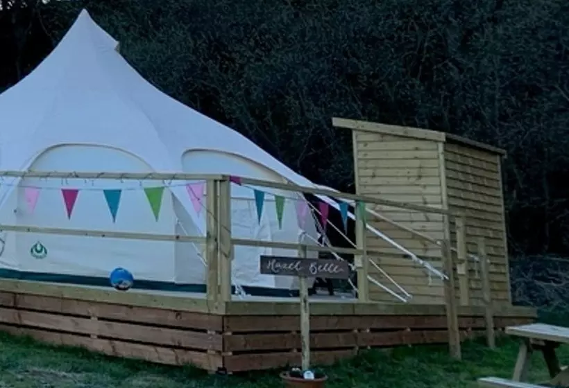 Lovely Spacious Lotus Bell Tent In Shaftesbury, Uk