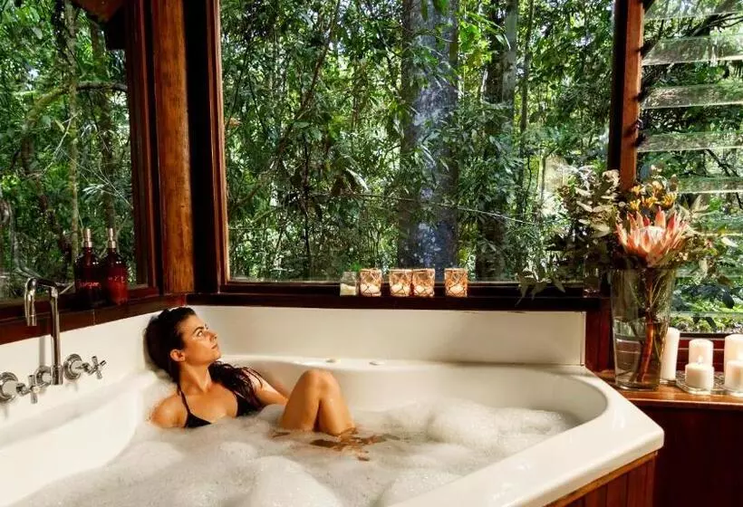 Отель The Canopy Rainforest Treehouses & Wildlife Sanctuary