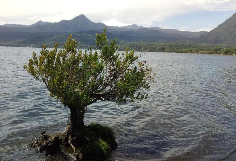 بنسيون Cabaña Hualle Con Hot Tub Exclusivo Cerca De Termas Y Lago