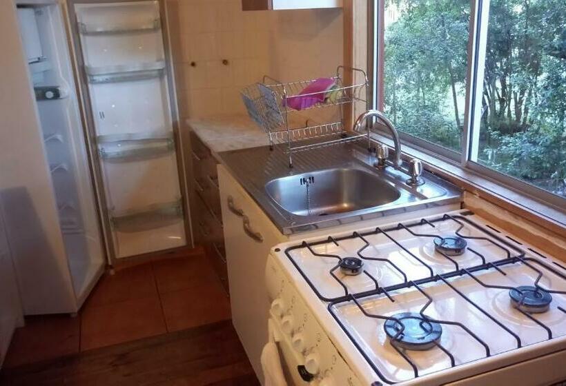 بنسيون Cabaña Hualle Con Hot Tub Exclusivo Cerca De Termas Y Lago