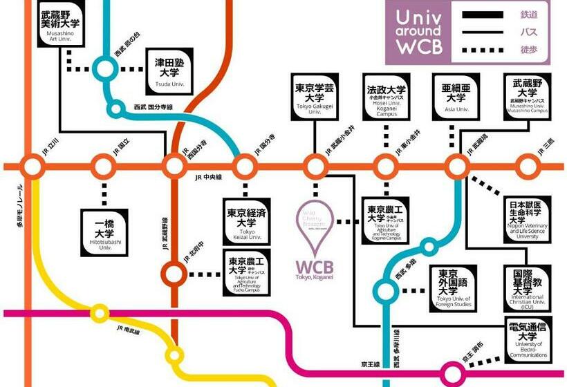 Wild Cherry Blossomhostel,tokyo Koganei
