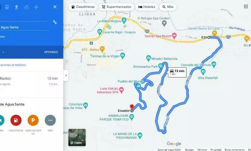 پانسیون La Estancia De Runtún Km 7