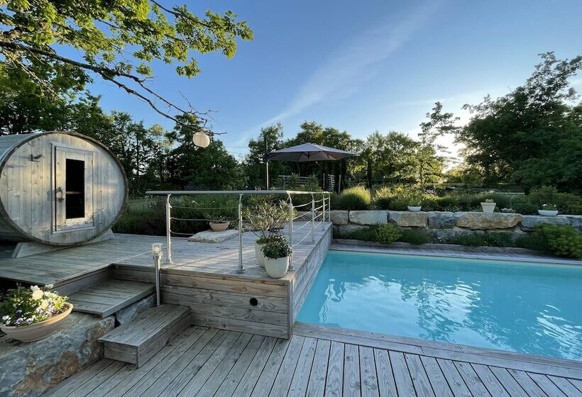 פנסיון Maison D Hôtes De Charme Le Clos De La Fontaine Piscine & Spa