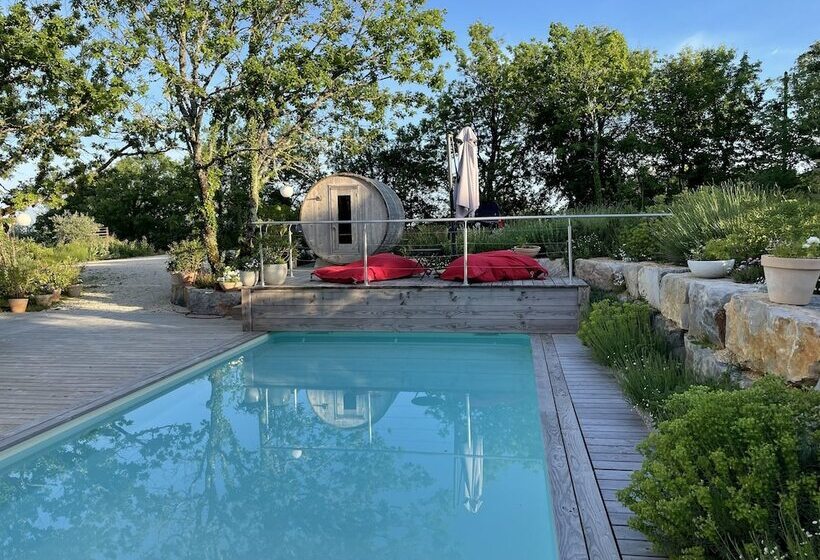 פנסיון Maison D Hôtes De Charme Le Clos De La Fontaine Piscine & Spa