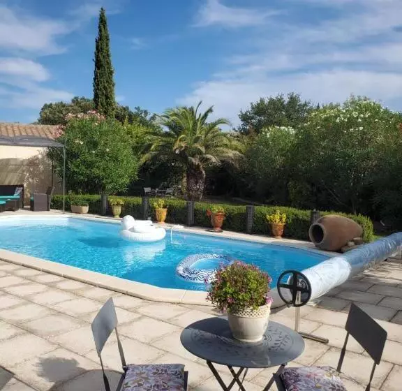 Aamiaismajoitus (B&B) Chambre D Hotes à 4 Kms D Uzes  Chez Nadou