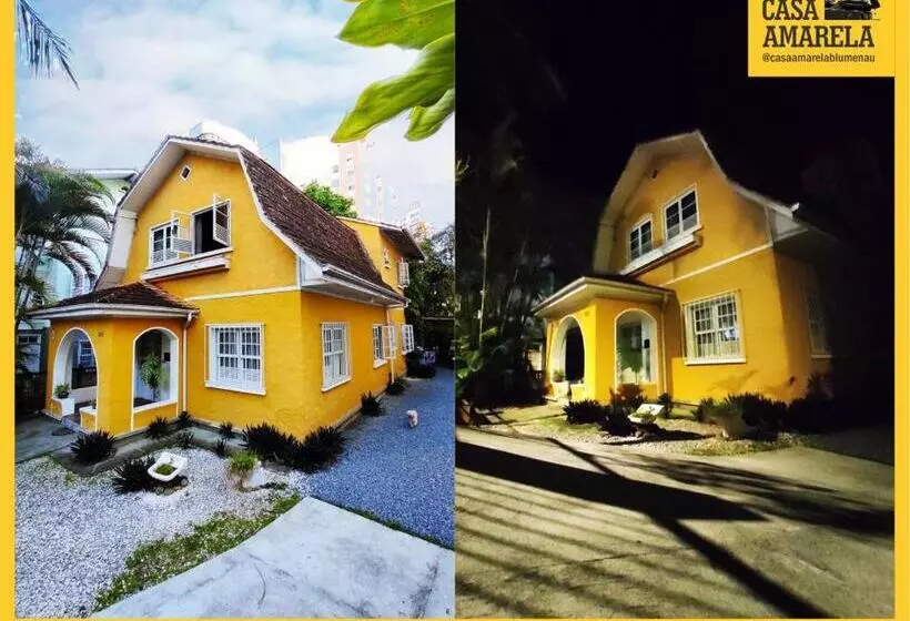 هاستل Casa Amarela Blumenau Hospedagem Alternativa