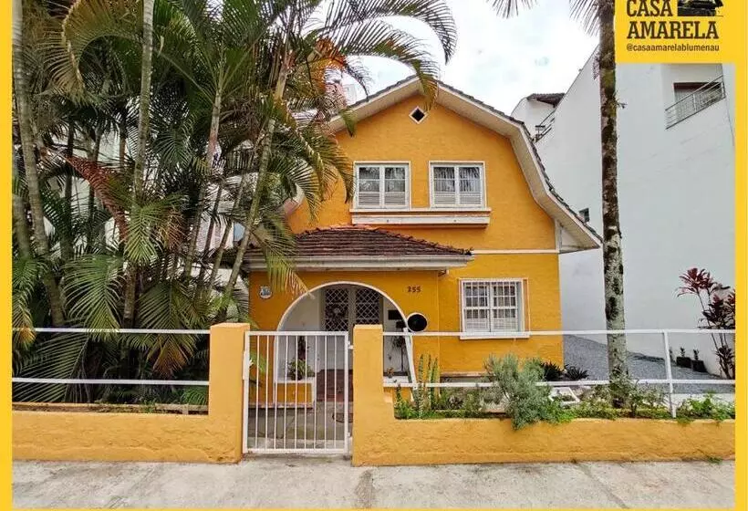 هاستل Casa Amarela Blumenau Hospedagem Alternativa