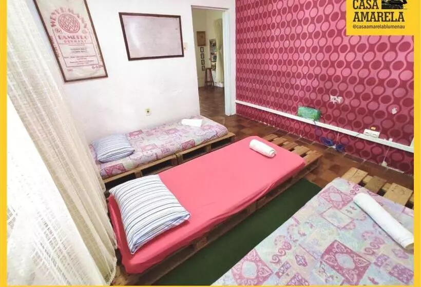 هاستل Casa Amarela Blumenau Hospedagem Alternativa