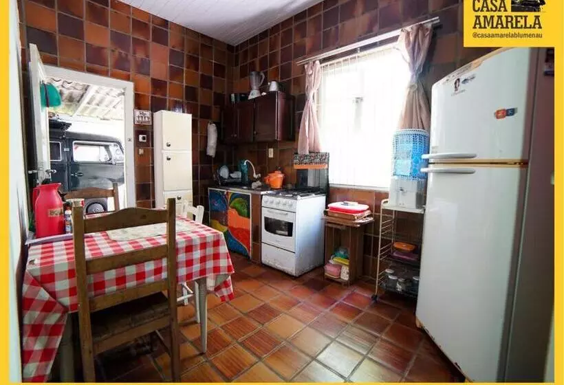 هاستل Casa Amarela Blumenau Hospedagem Alternativa