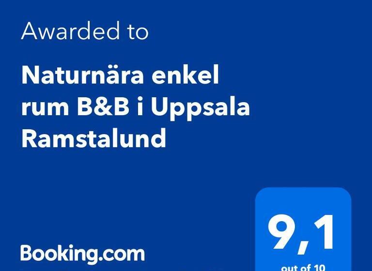 Naturnära Enkel Rum B&b I Uppsala Ramstalund