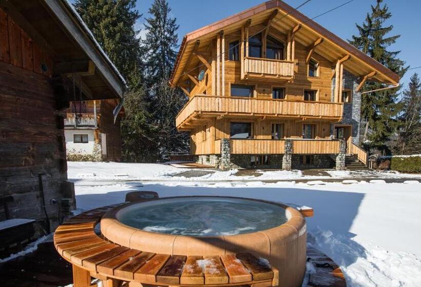 ベッドアンドブレックファースト Chalet Sur Les Monts Morzine