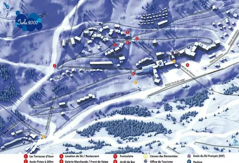 Appartement 2p Isola 2000