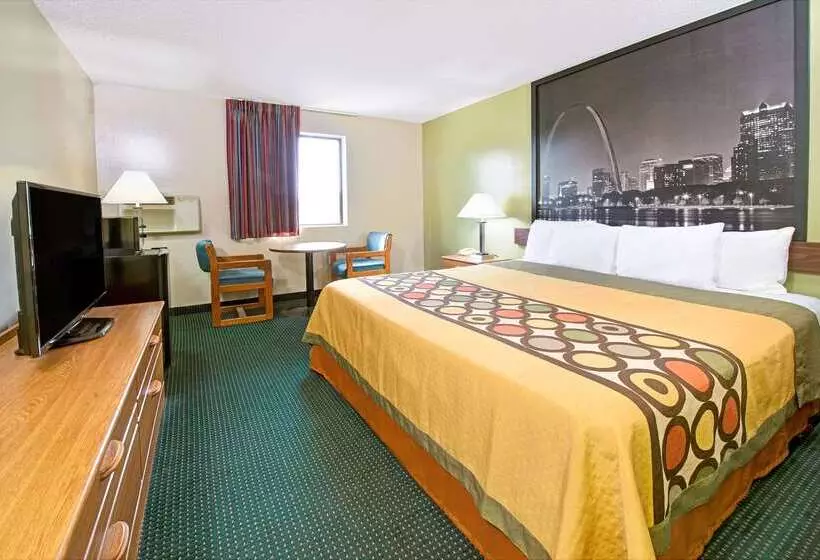 모텔 Super 8 By Wyndham Eureka/six Flags Nearby