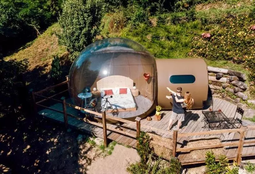 ベッドアンドブレックファースト Maso La Marianna Bubble Glamping In Trentino