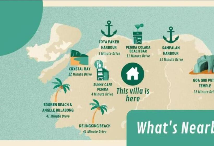 膳宿费 Villa Olala Penida Sea View