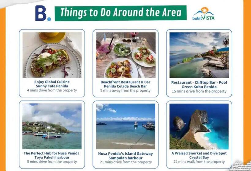 膳宿费 Villa Olala Penida Sea View