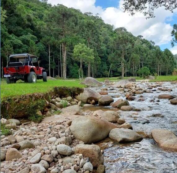 펜션 Caminhos Da Serra Do Tabuleiro Chalé Das árvores