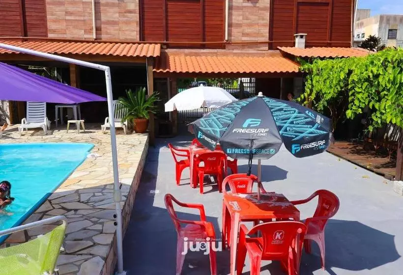 ユースホステル Recanto Pousada Ju&ju Com Piscina Compartilhada