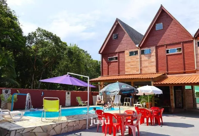 ユースホステル Recanto Pousada Ju&ju Com Piscina Compartilhada