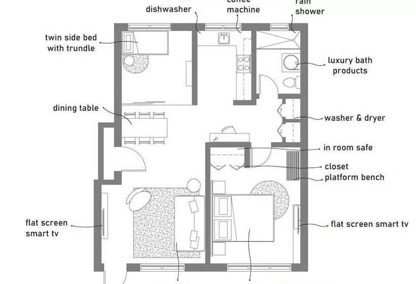 Отель 1818 Meridian House Apartments And Suites By Eskape Collection