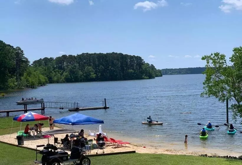 Alpine Lakeview Motel Room Wifi,sandy Beach Boat Ramp,pier,marina,bath House With Laundromat