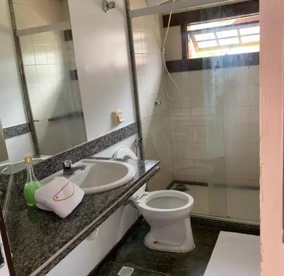 پانسیون Almas Gêmeas Quarto Casal