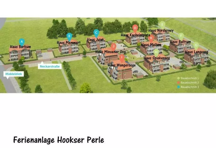 Lomakeskus Fewo Ahoi Haus Memmert H