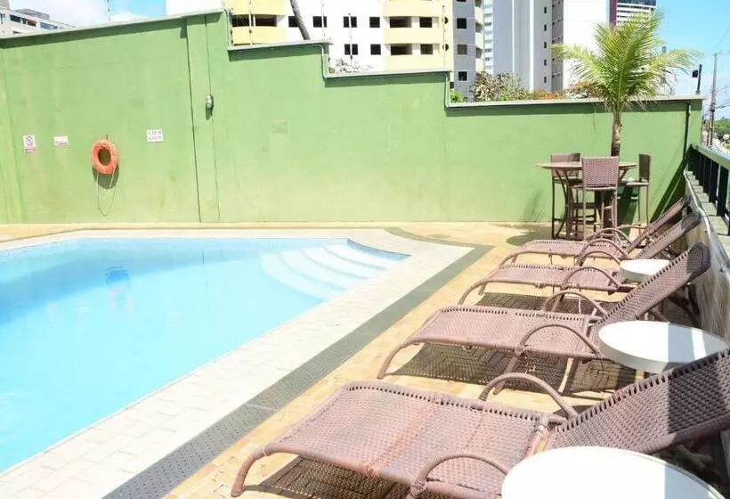 ホテル Natal Plaza Requinte, Conforto E Vista Para O Mar