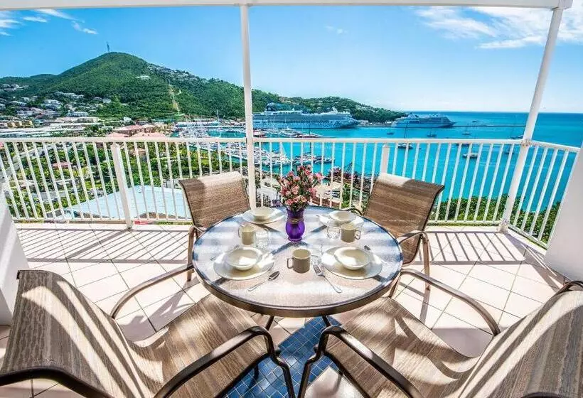 استراحتگاه Hilltop Villas At Bluebeard S Castle